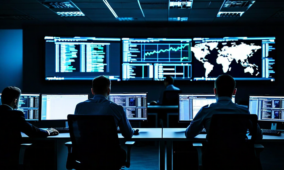 SOC team analyzing threat intelligence