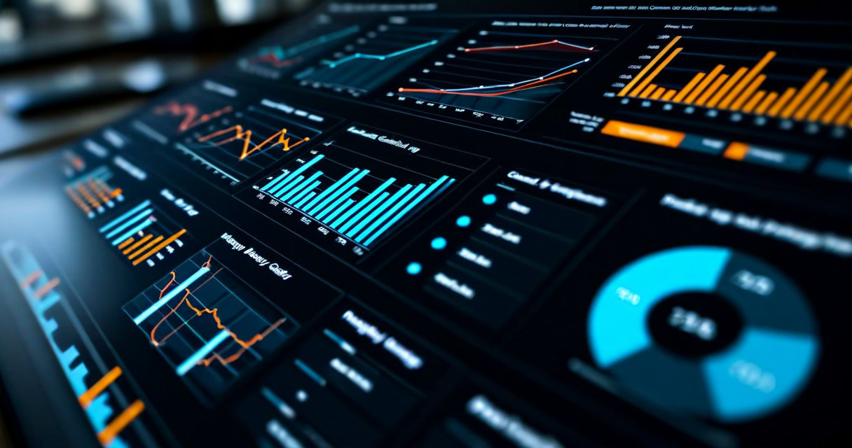Data quality dashboard showing feed metrics